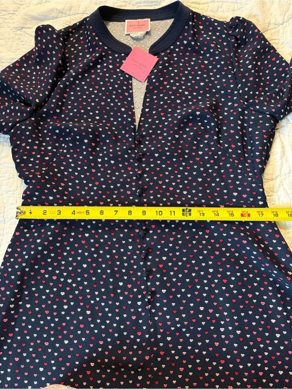 NWT kate spade new york Women's Lips Crepe Dress size 14